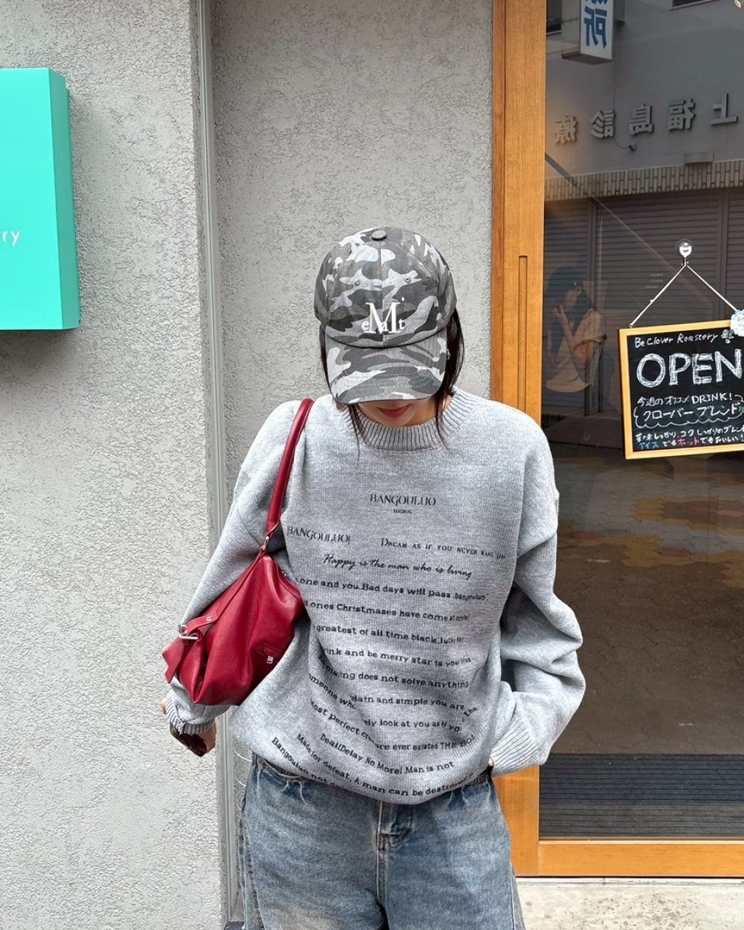 【即納】フロントデザインニット K5009