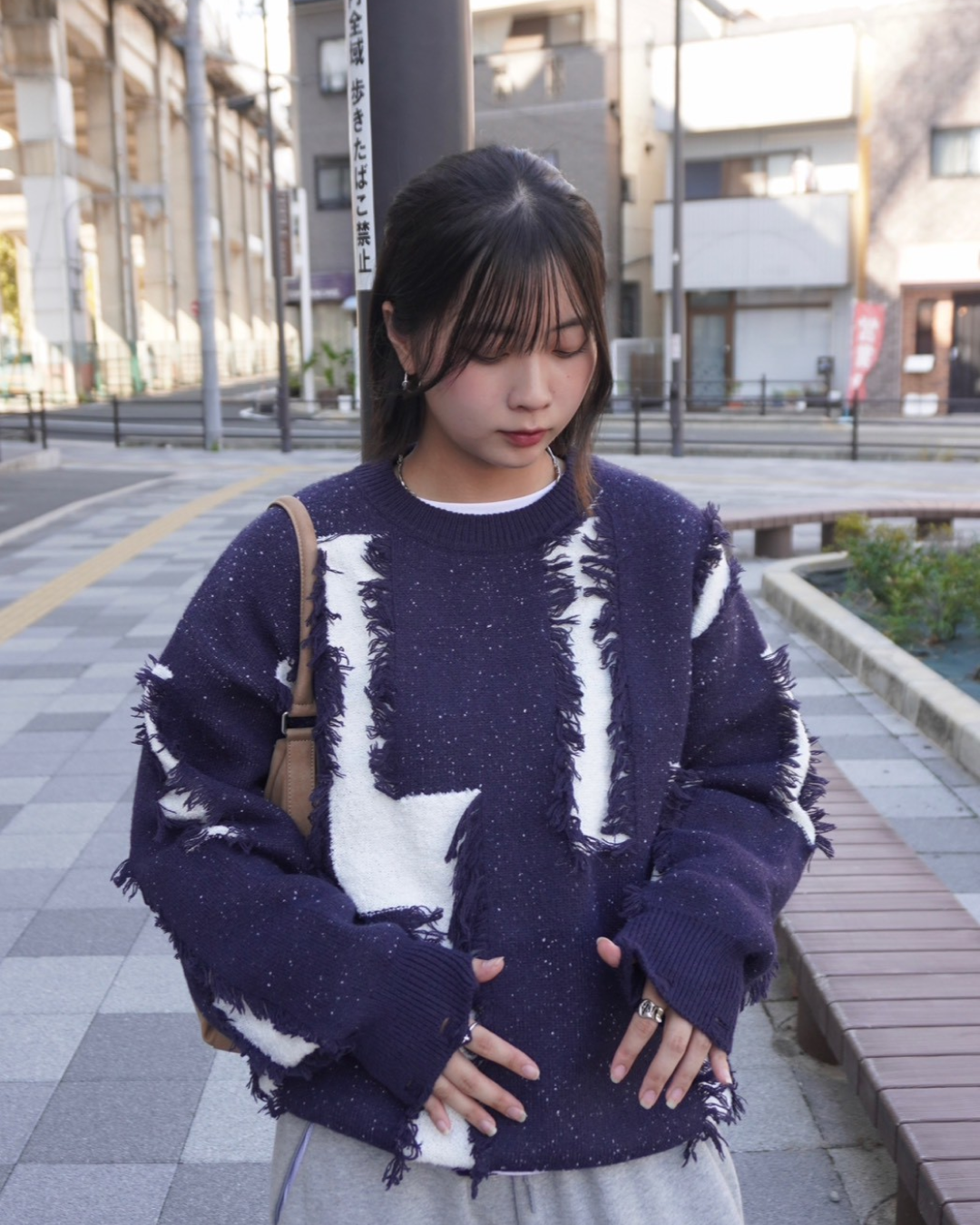 即納】ダメージデザインニット K5010 – YOLO（ヨロ）｜ファッション通販