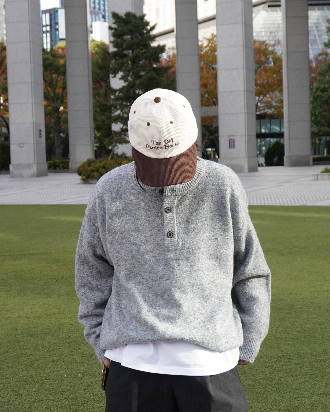 【即納】ヘンリーカラーネップニット K5023