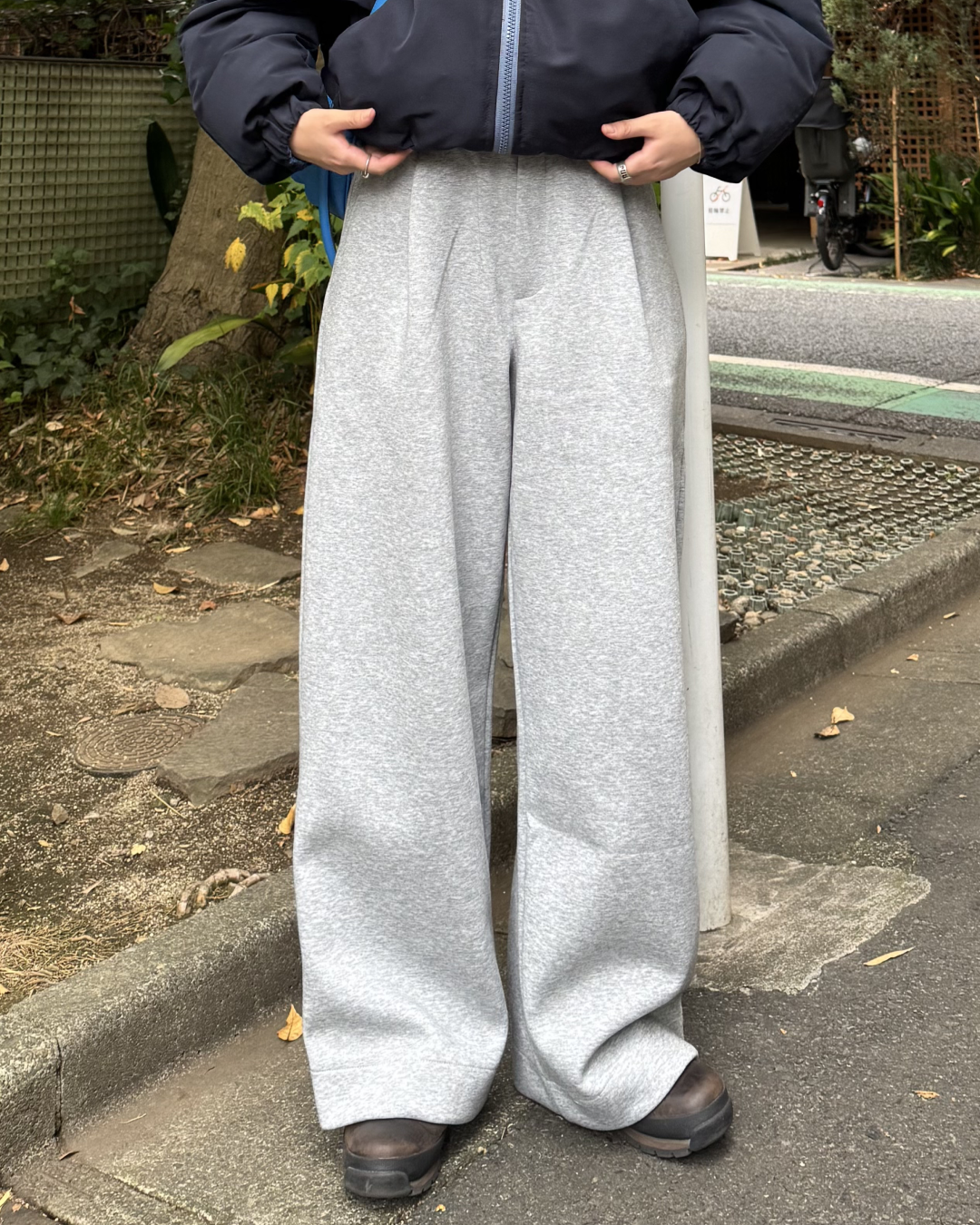 【即納】ワイドスウェットパンツ K5024