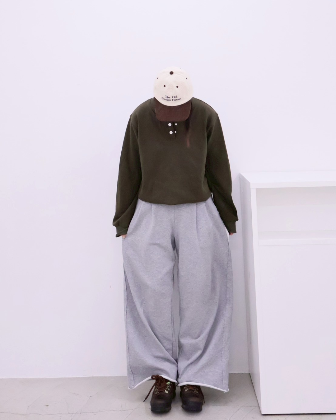 【11/25 19:00販売開始 オリジナル 即納】コットンヘンリーネックスウェットシャツ K6001