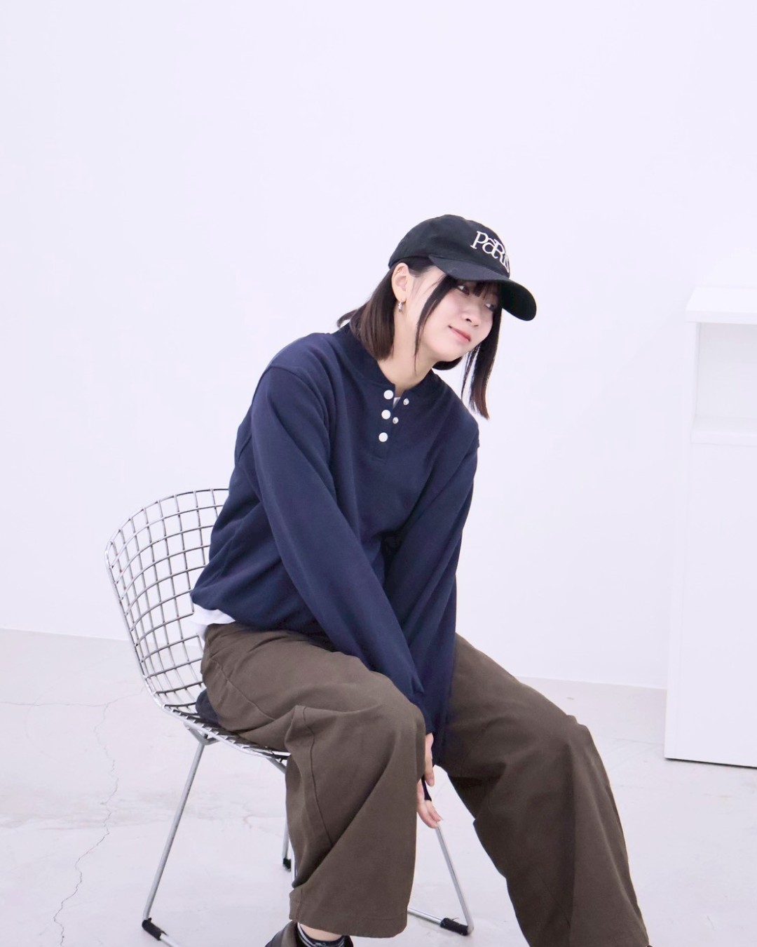 【11/25 19:00販売開始 オリジナル 即納】コットンヘンリーネックスウェットシャツ K6001