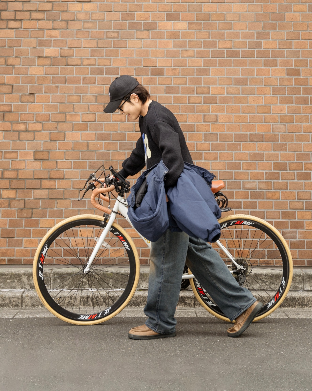 Retro loose wash pants KA0015