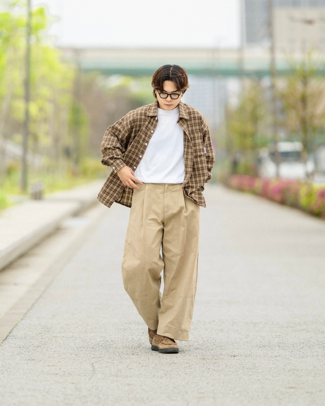 レトロチェックシャツ KA0036