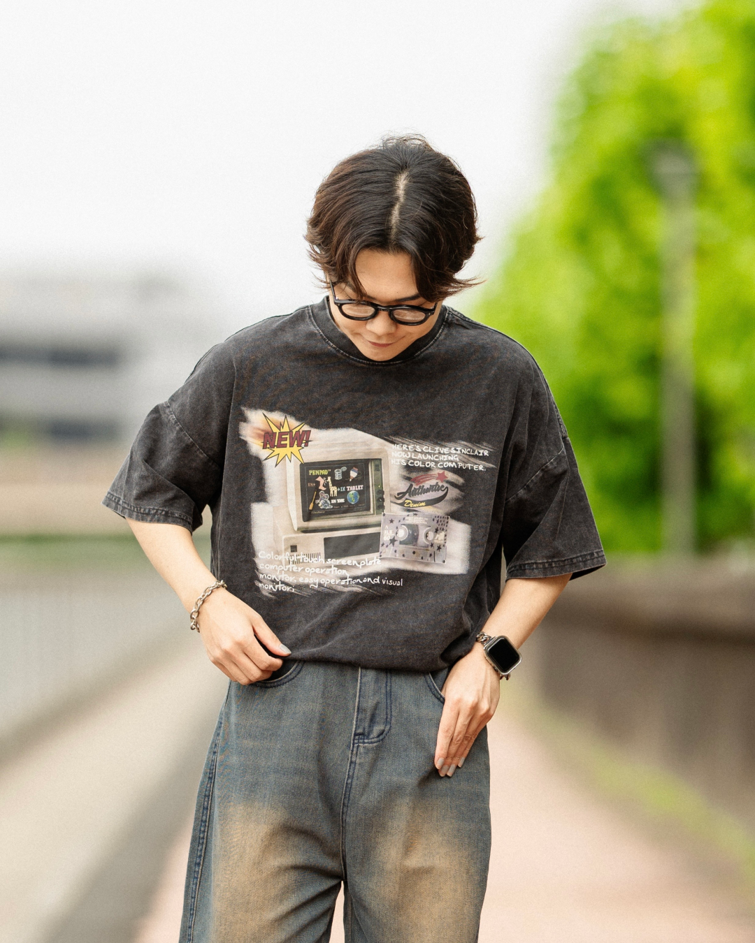 グラフィックプリントTシャツ KA0041