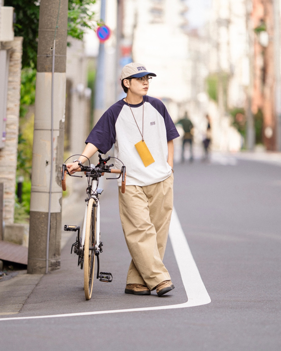 コットンラグランTシャツ KA0058
