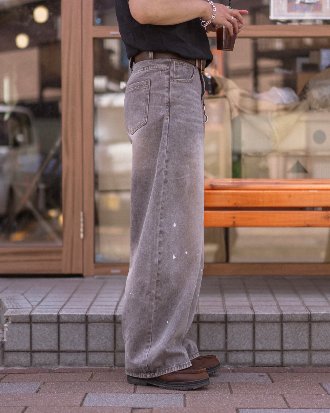 ペイントデニムパンツ KA0166