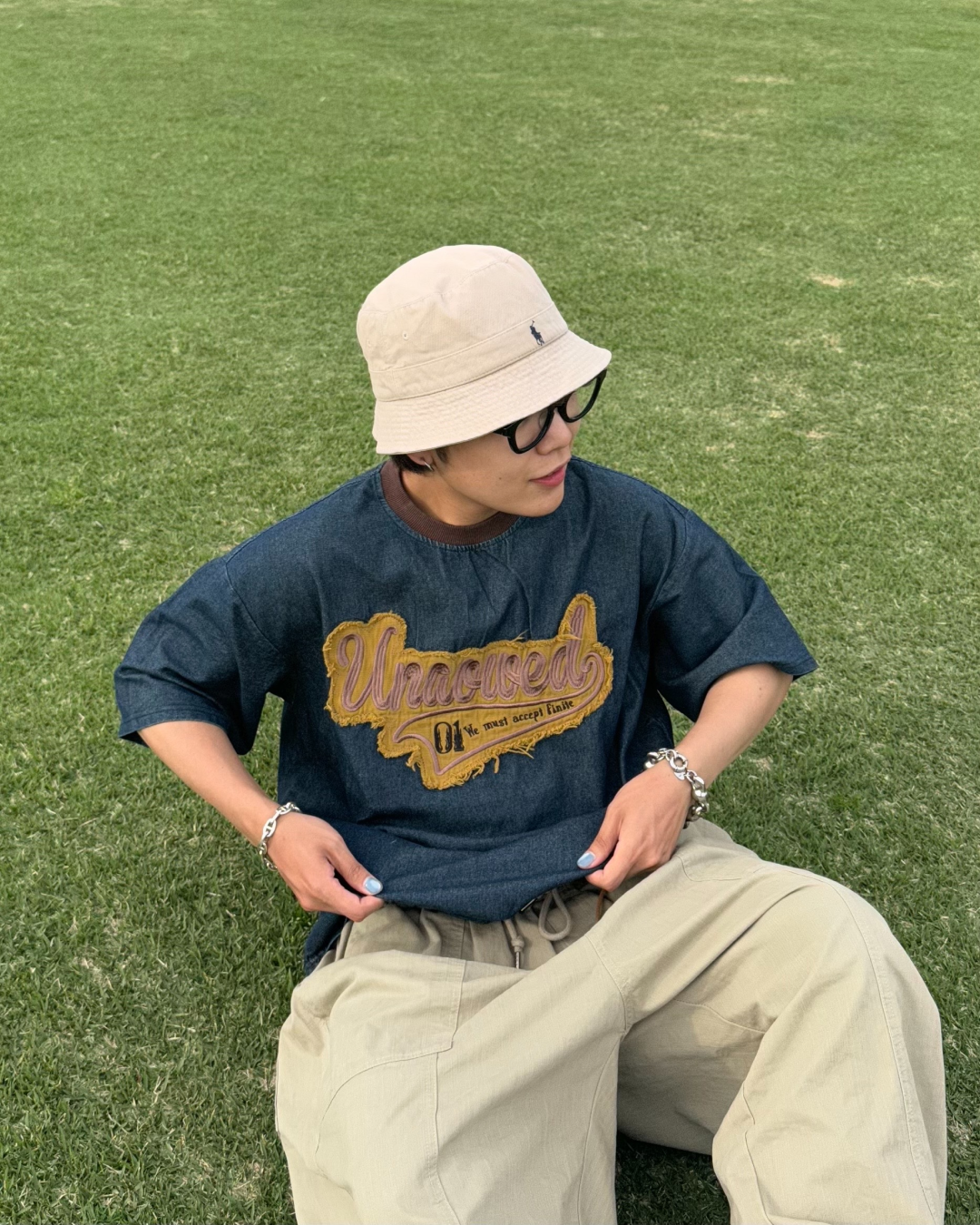 デザイン刺繍Tシャツ KA1039