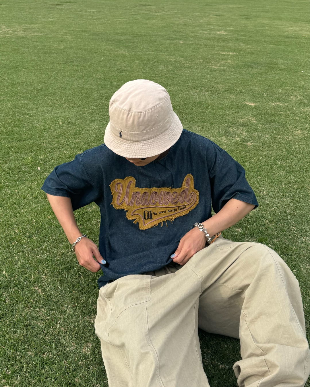 デザイン刺繍Tシャツ KA1039