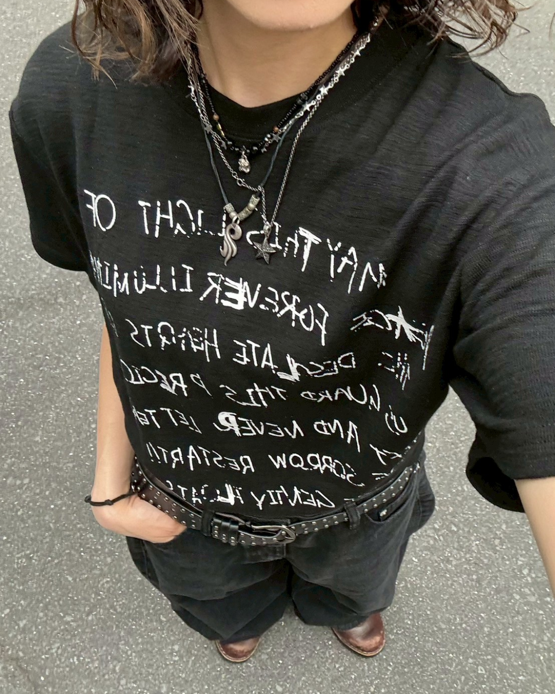 カリグラフィーTシャツ KM1065