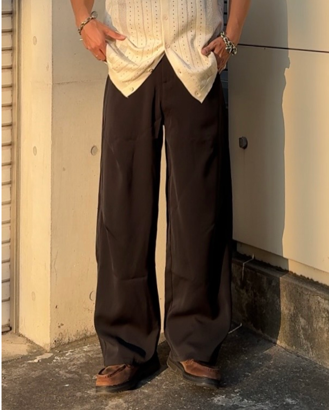 【即納】ストレートタックスラックス KA1125