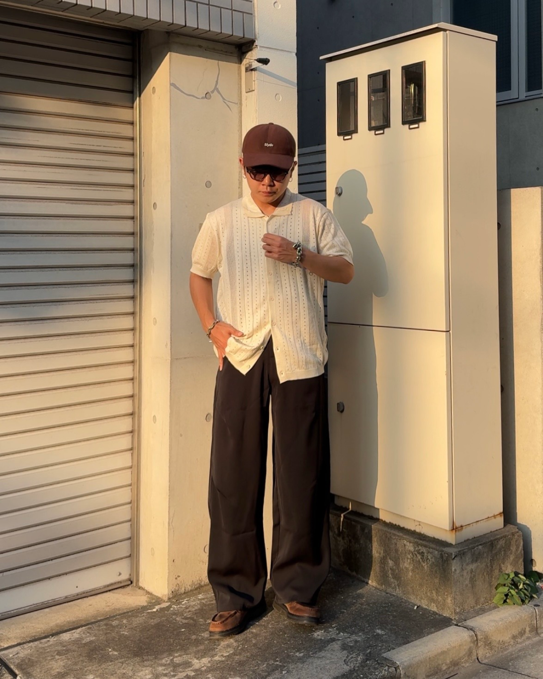 ニットシアーシャツ KA1133