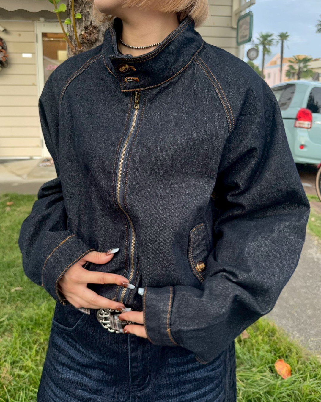 ステッチデニムジャケット KM1232 – YOLO（ヨロ）｜ファッション通販