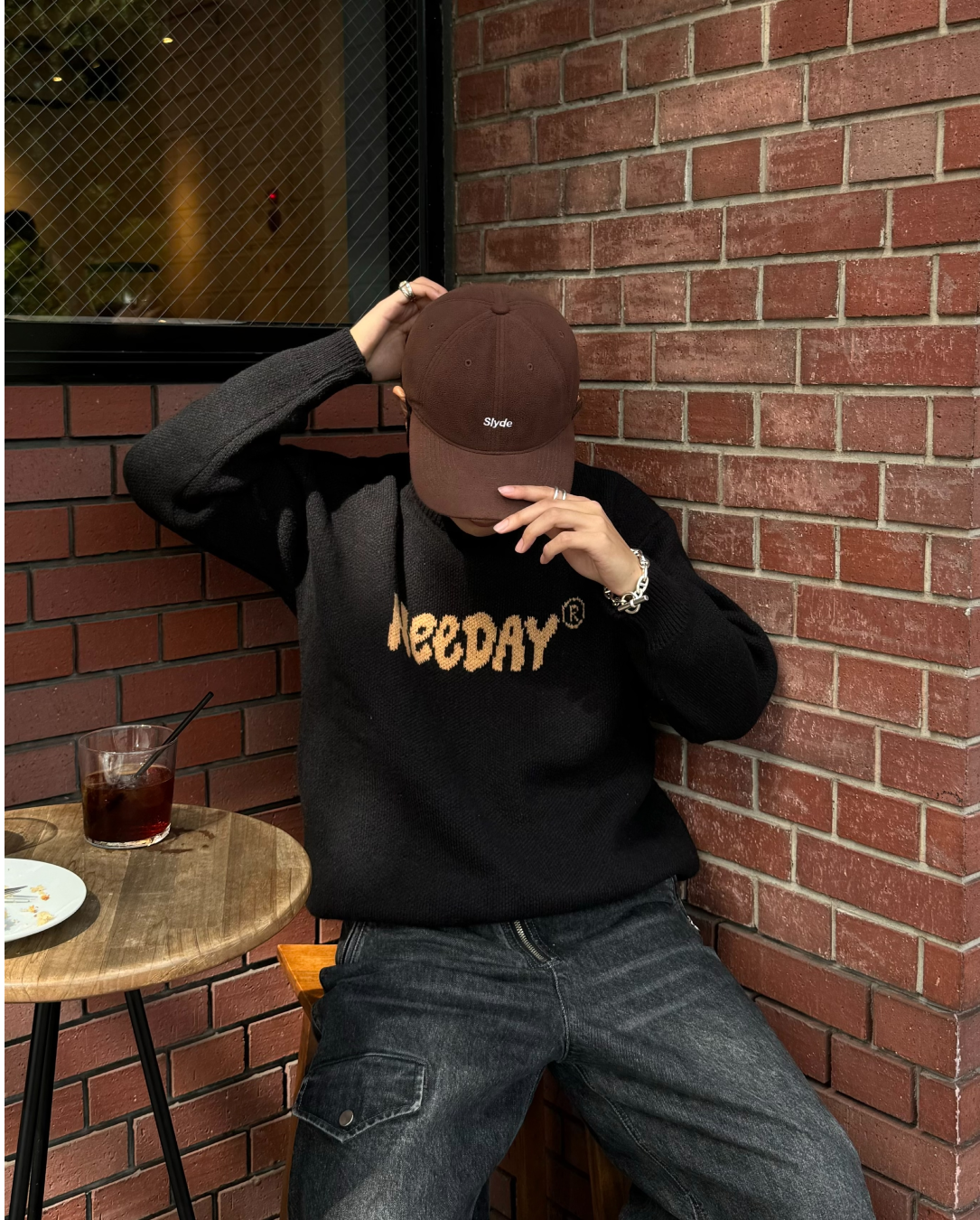 ラウンドネックロゴニット KA1309