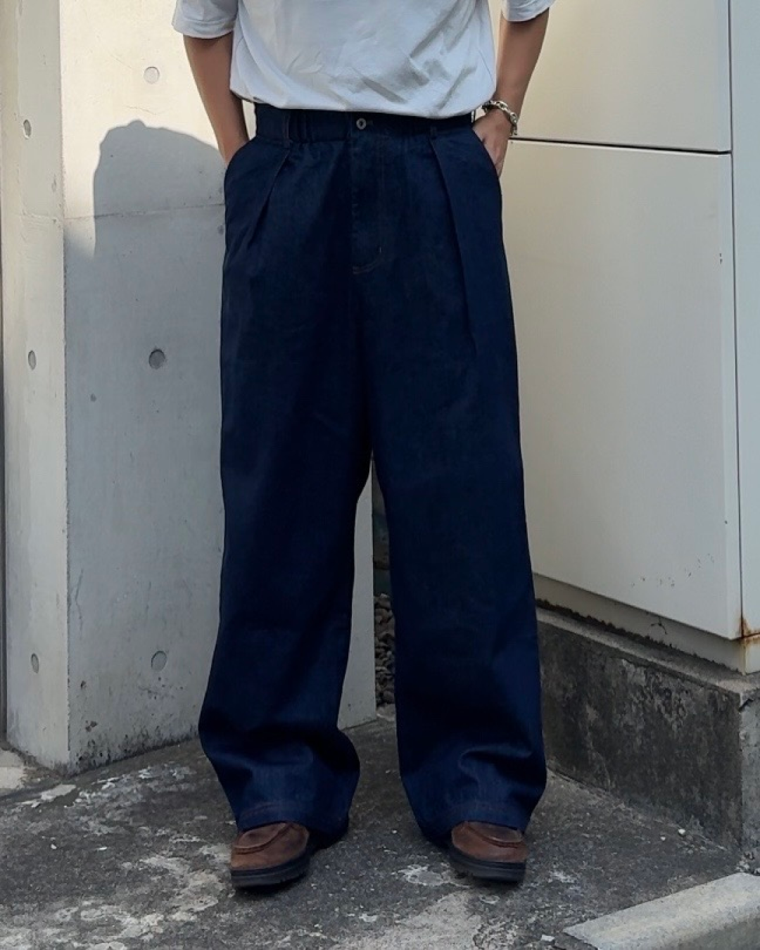 【即納】フリンジデニムパンツ KA5015