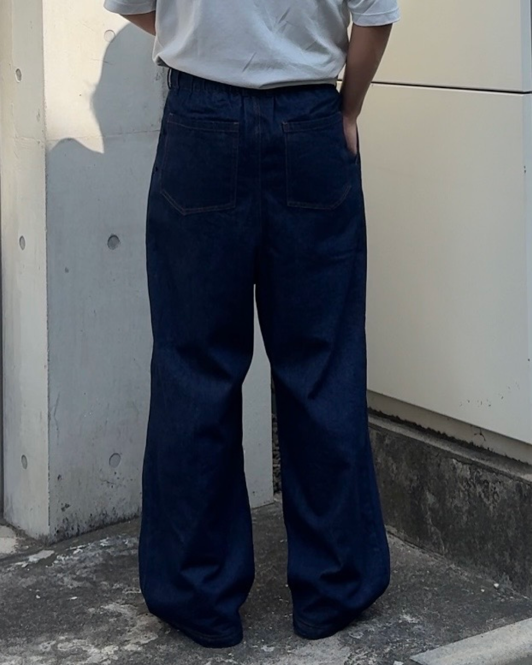 【即納】フリンジデニムパンツ KA5015