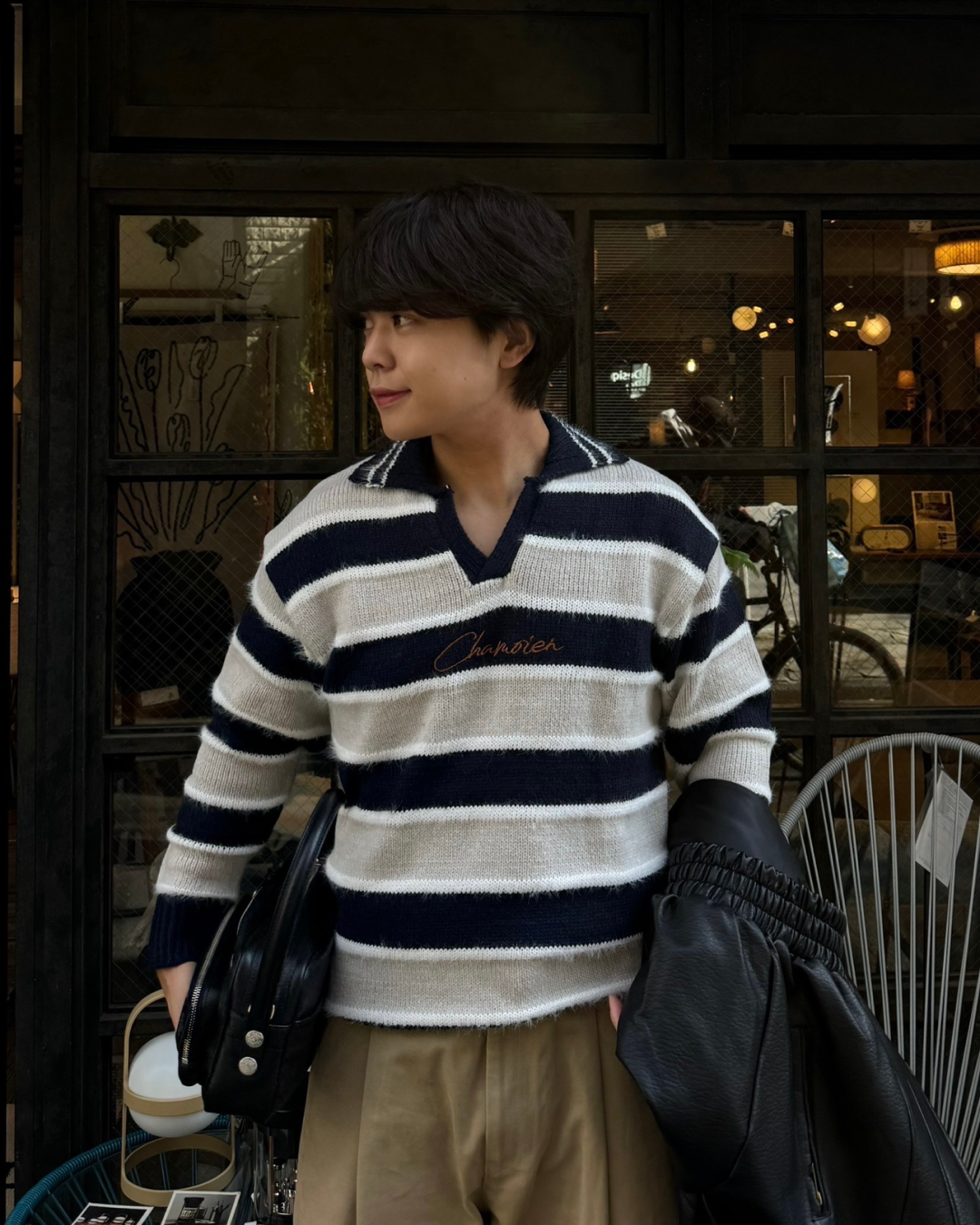 ボーダーポロニット KA7103