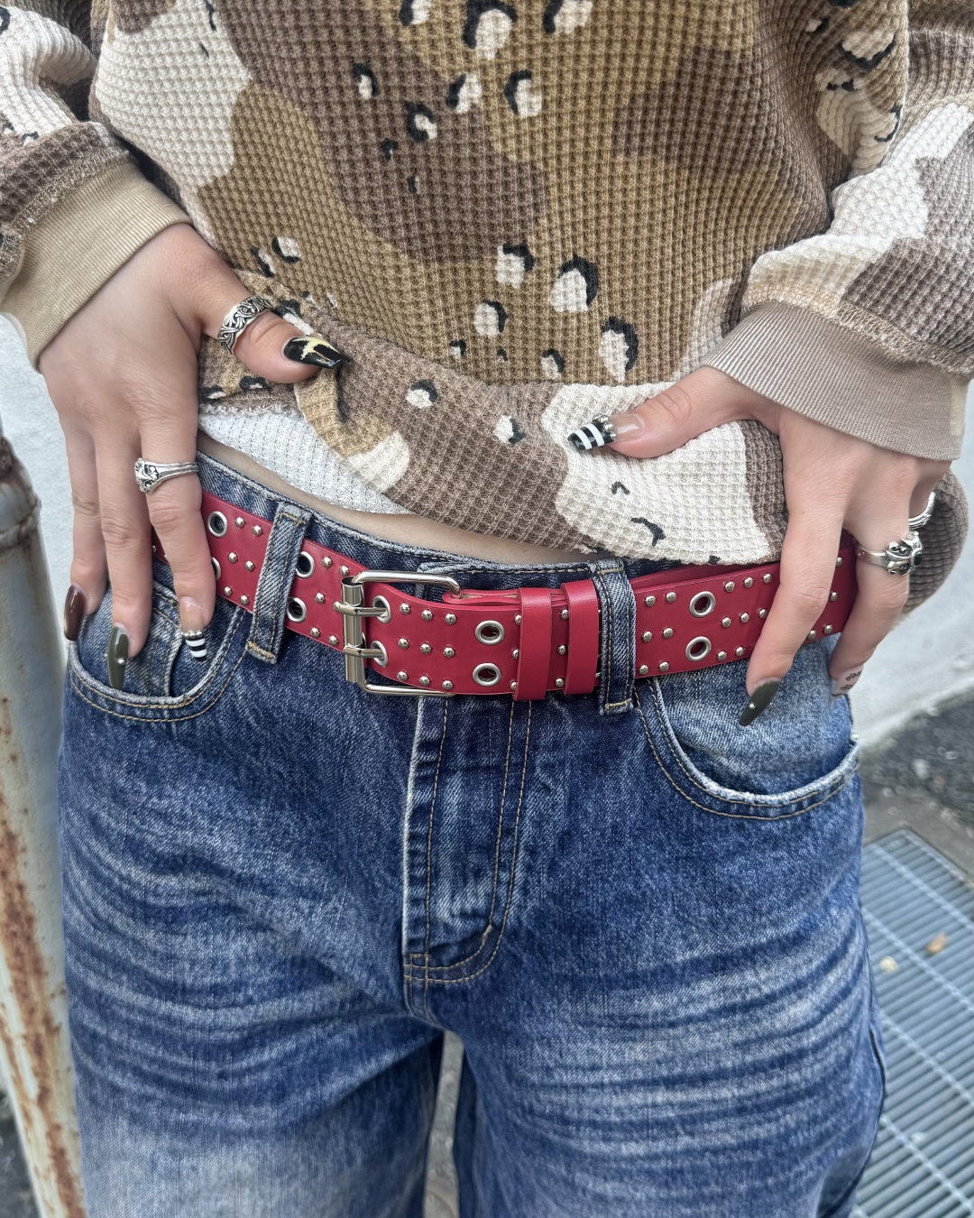 ストリートスタッズベルト KM7106