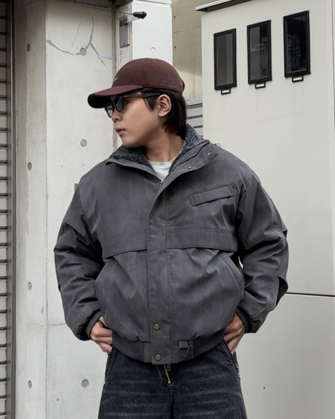 スタンドアップボアジャケット KA7112