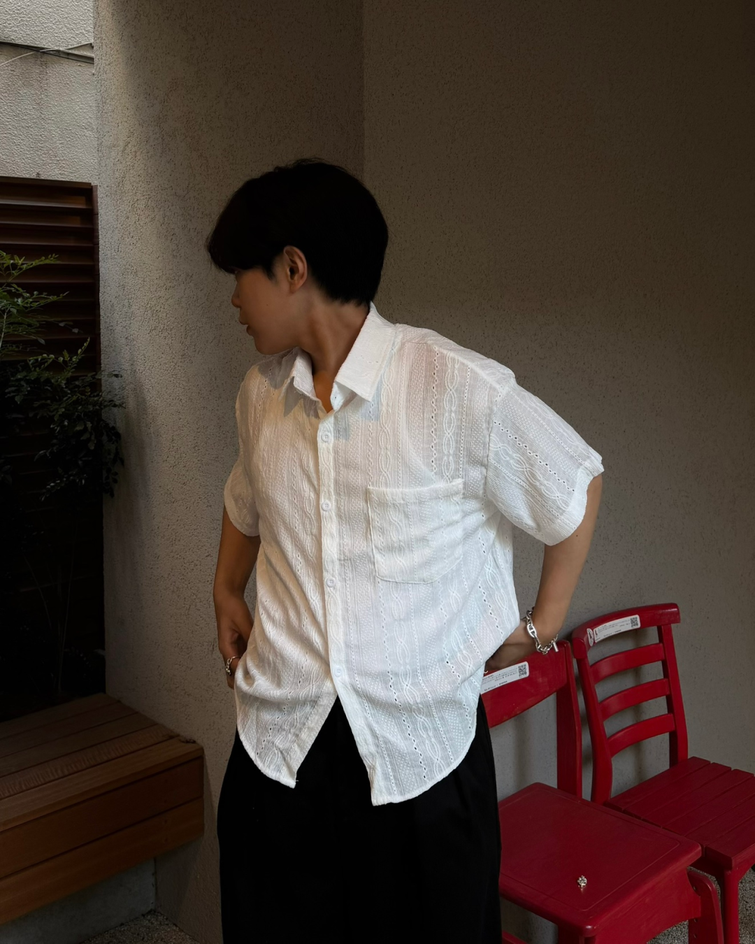 シアーカジュアルシャツ KA7197