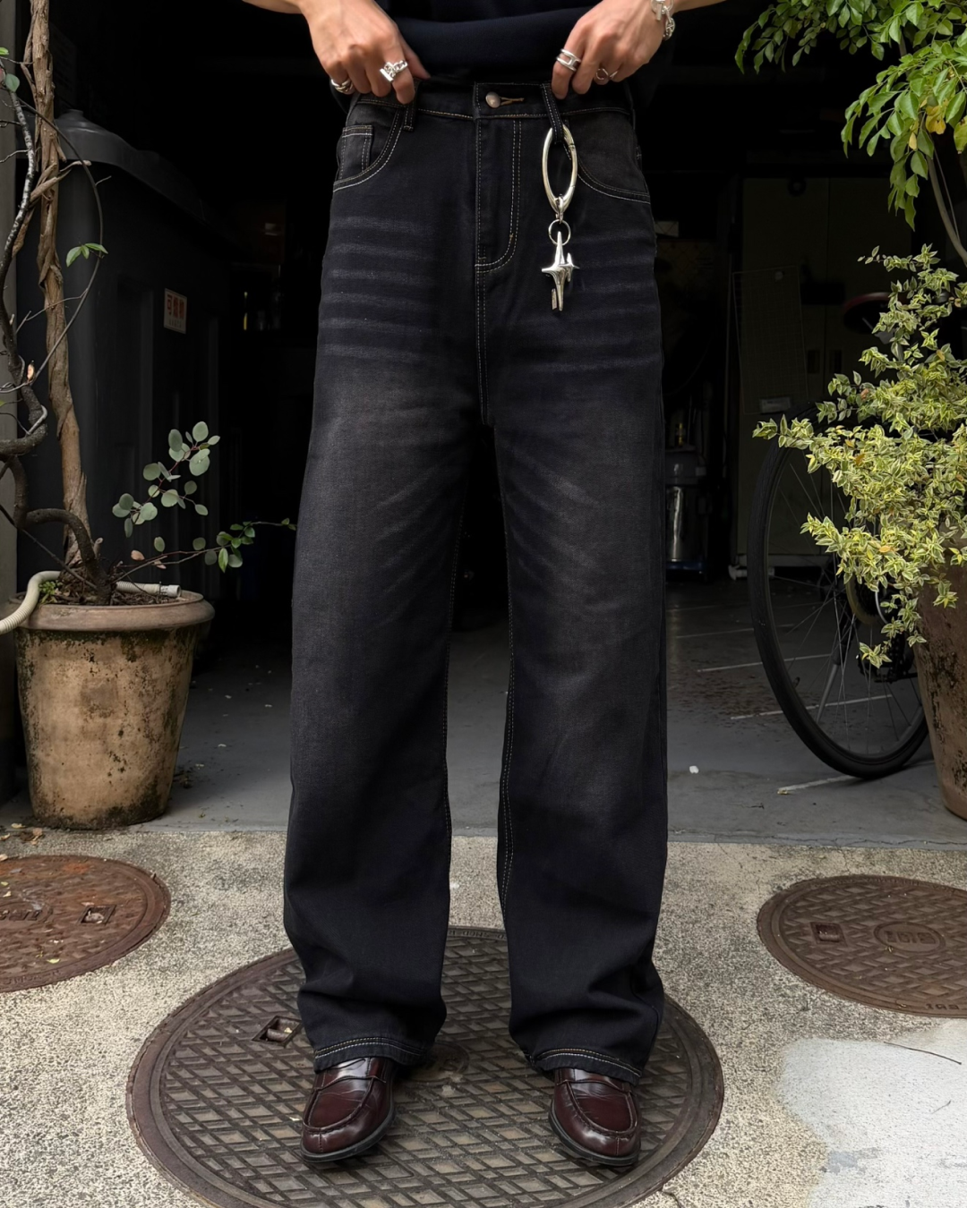 UNSTATE グラデーションウォッシュ ストレートデニム ウォッシュストレートデニムパンツ KA7287 – YOLO（ヨロ