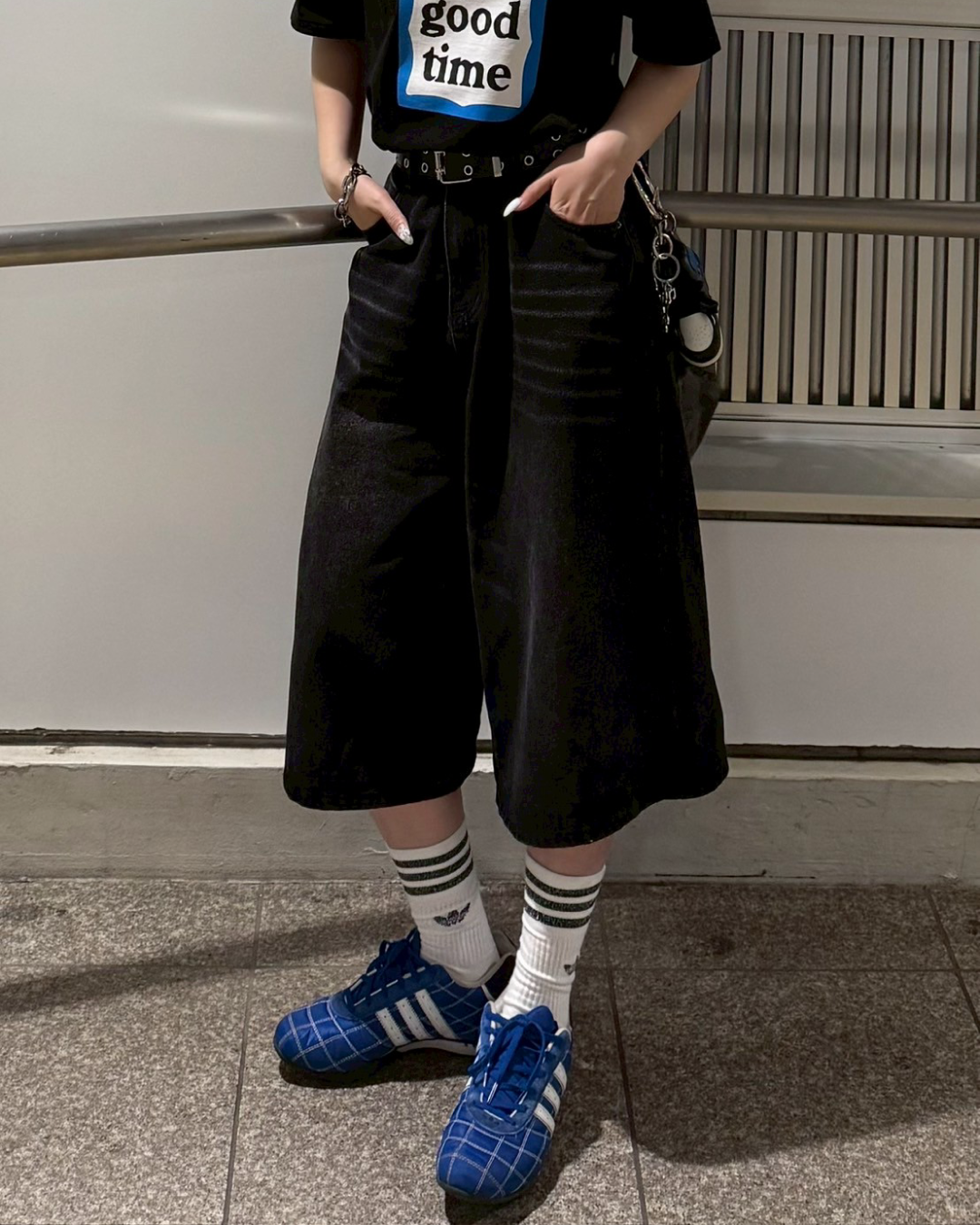 アメリカンレトロウォッシュハーフパンツ KC0007