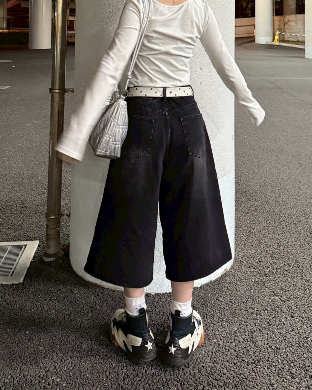 アメリカンレトロウォッシュハーフパンツ KC0007