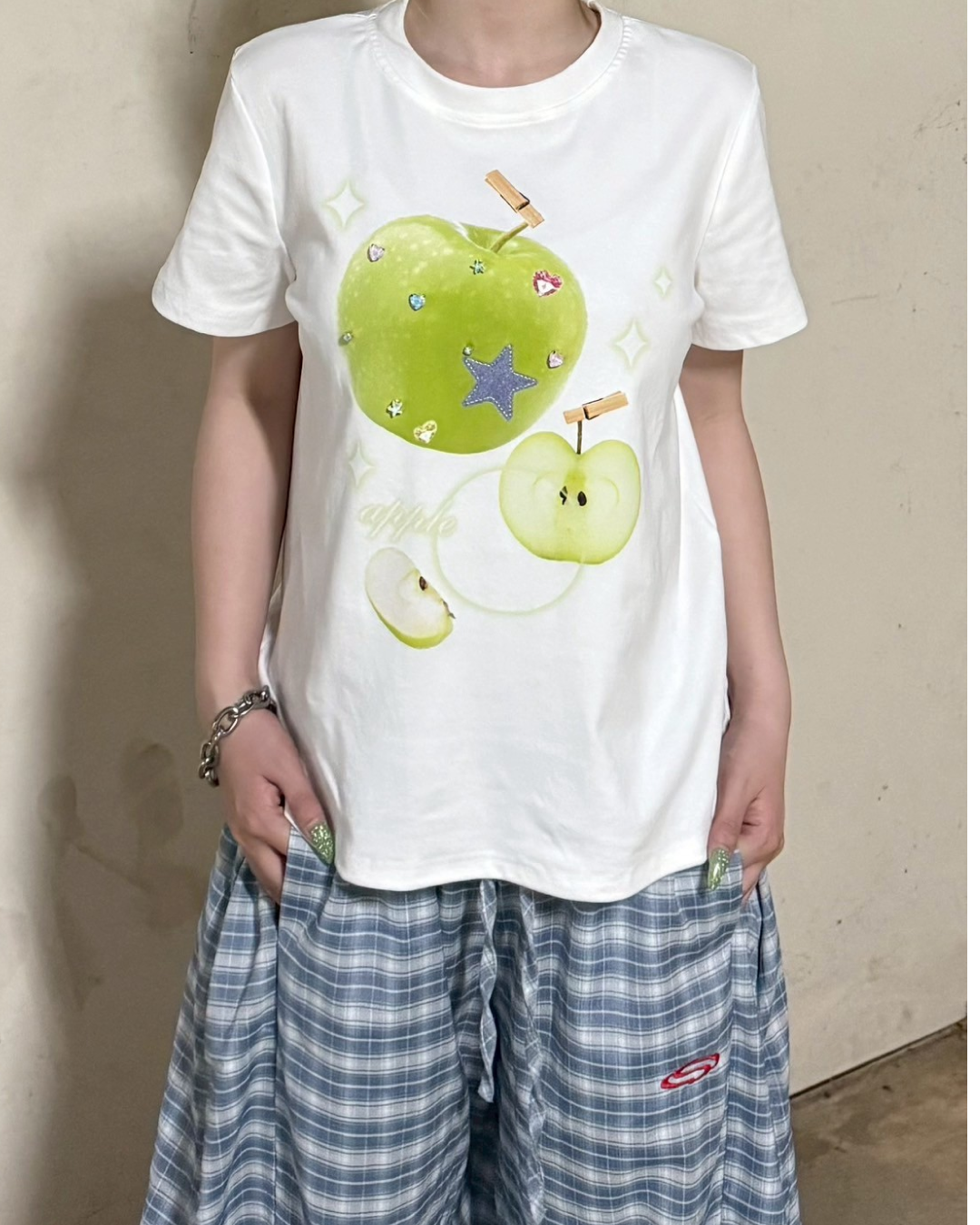 ファッジグリーンTシャツ KC0081