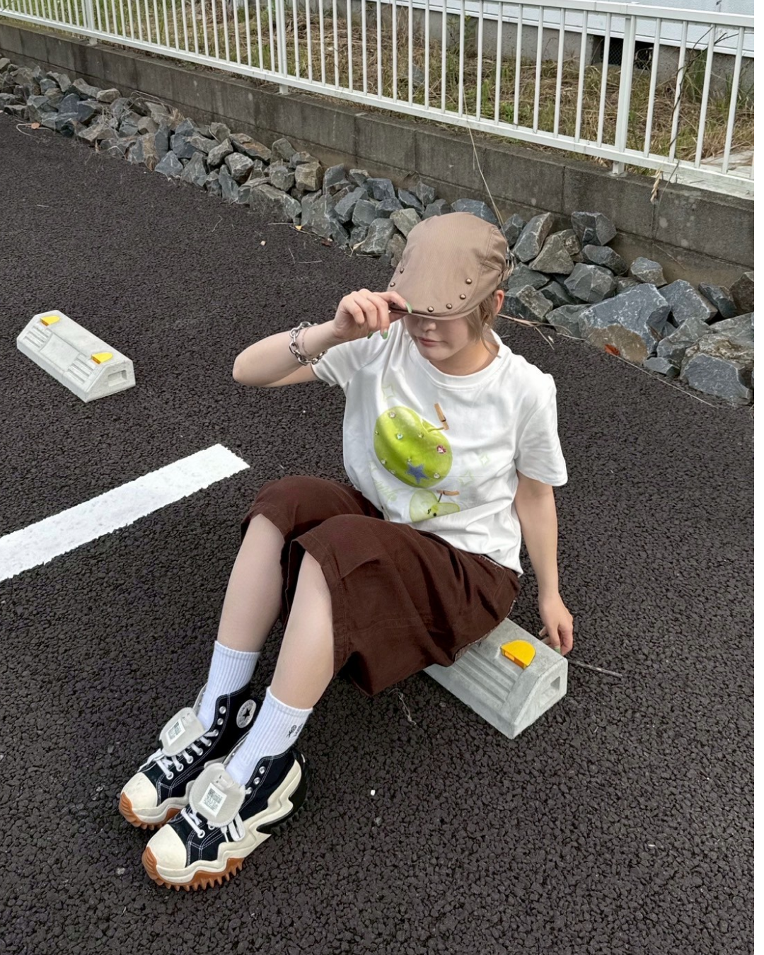 ファッジグリーンTシャツ KC0081