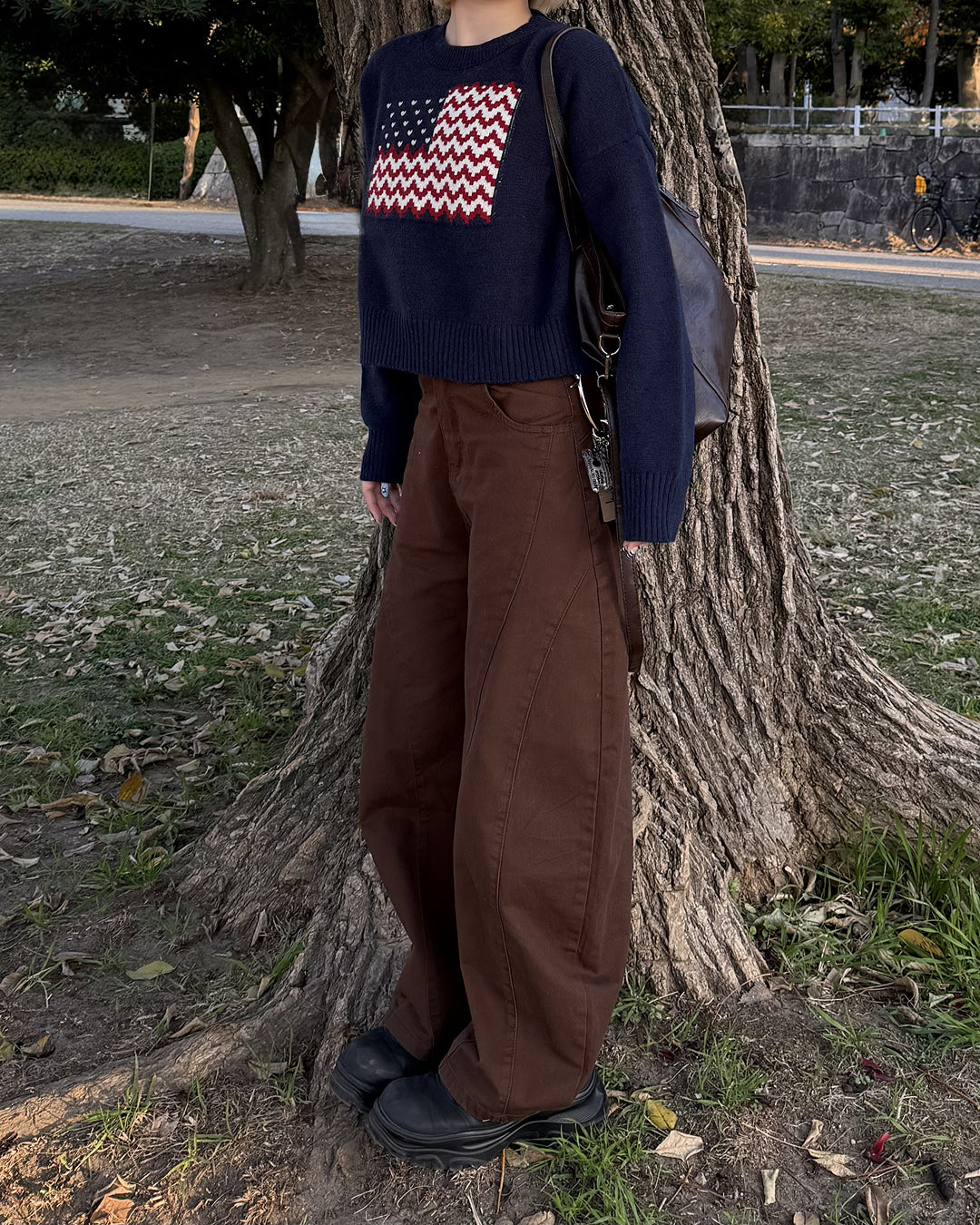 アメリカンラウンドネックプルオーバーセーター KC0203