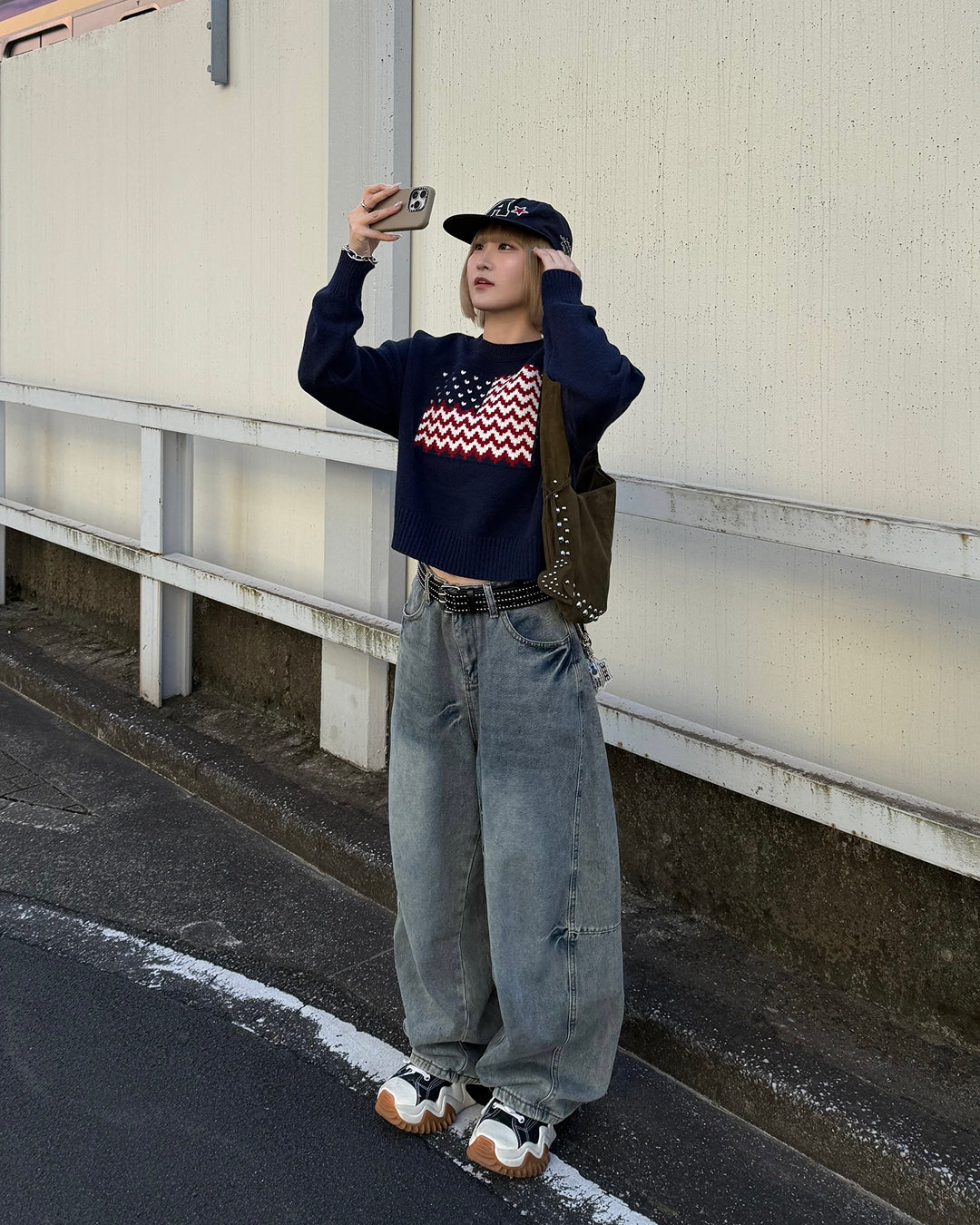 アメリカンラウンドネックプルオーバーセーター KC0203