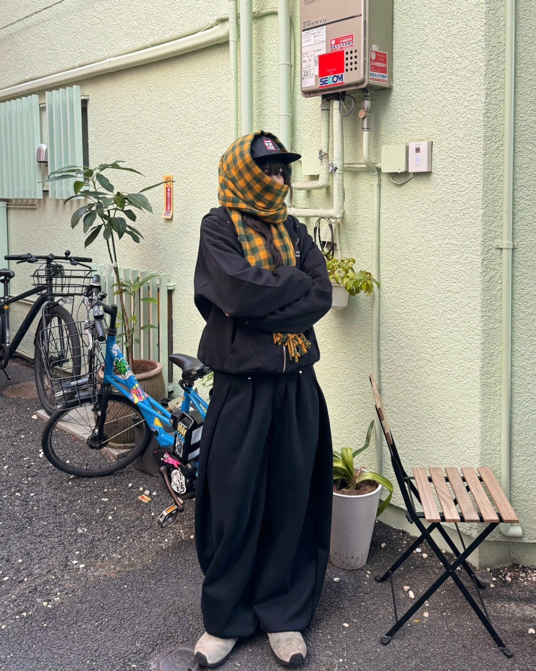 ウエストタックスウェットパンツ KM0008