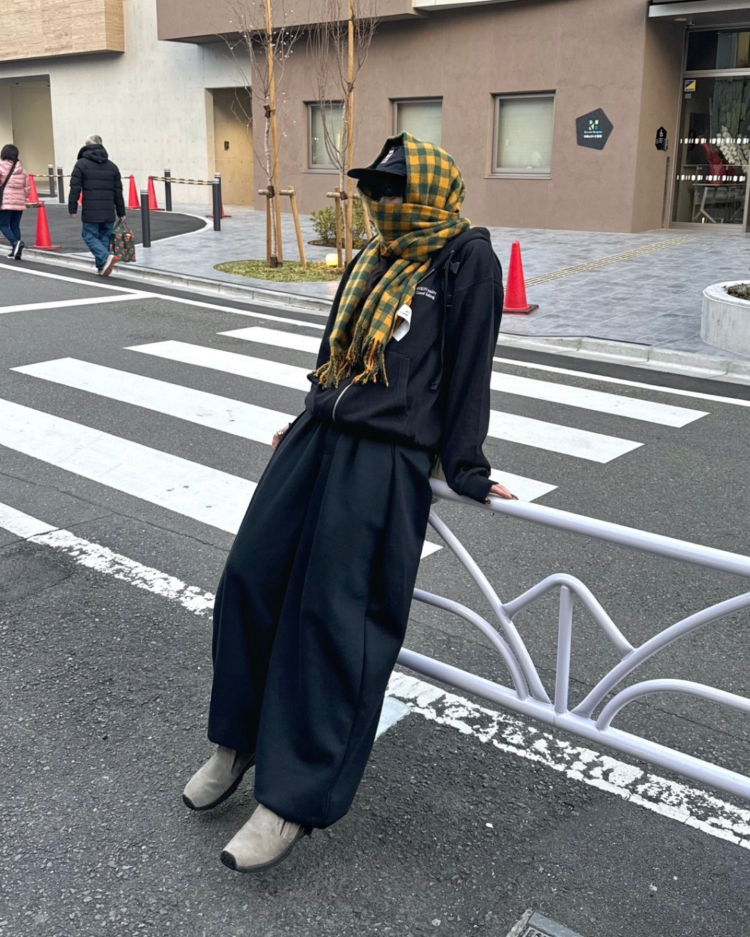 ウエストタックスウェットパンツ KM0008