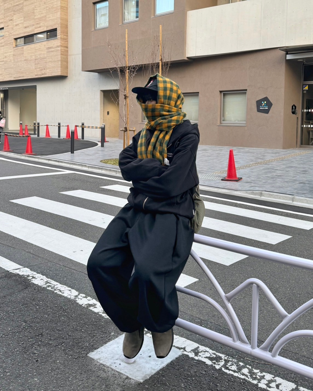 ウエストタックスウェットパンツ KM0008