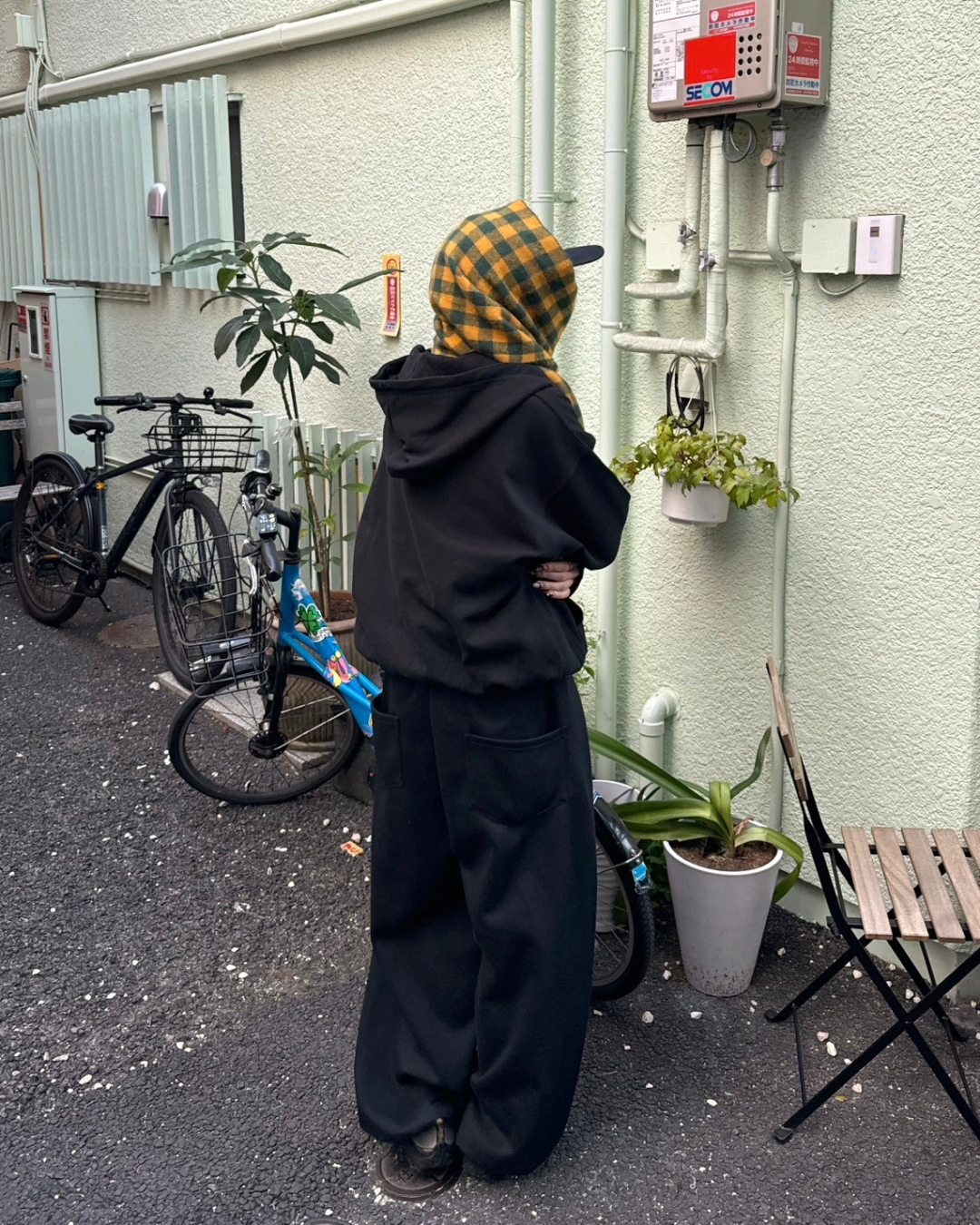 ウエストタックスウェットパンツ KM0008