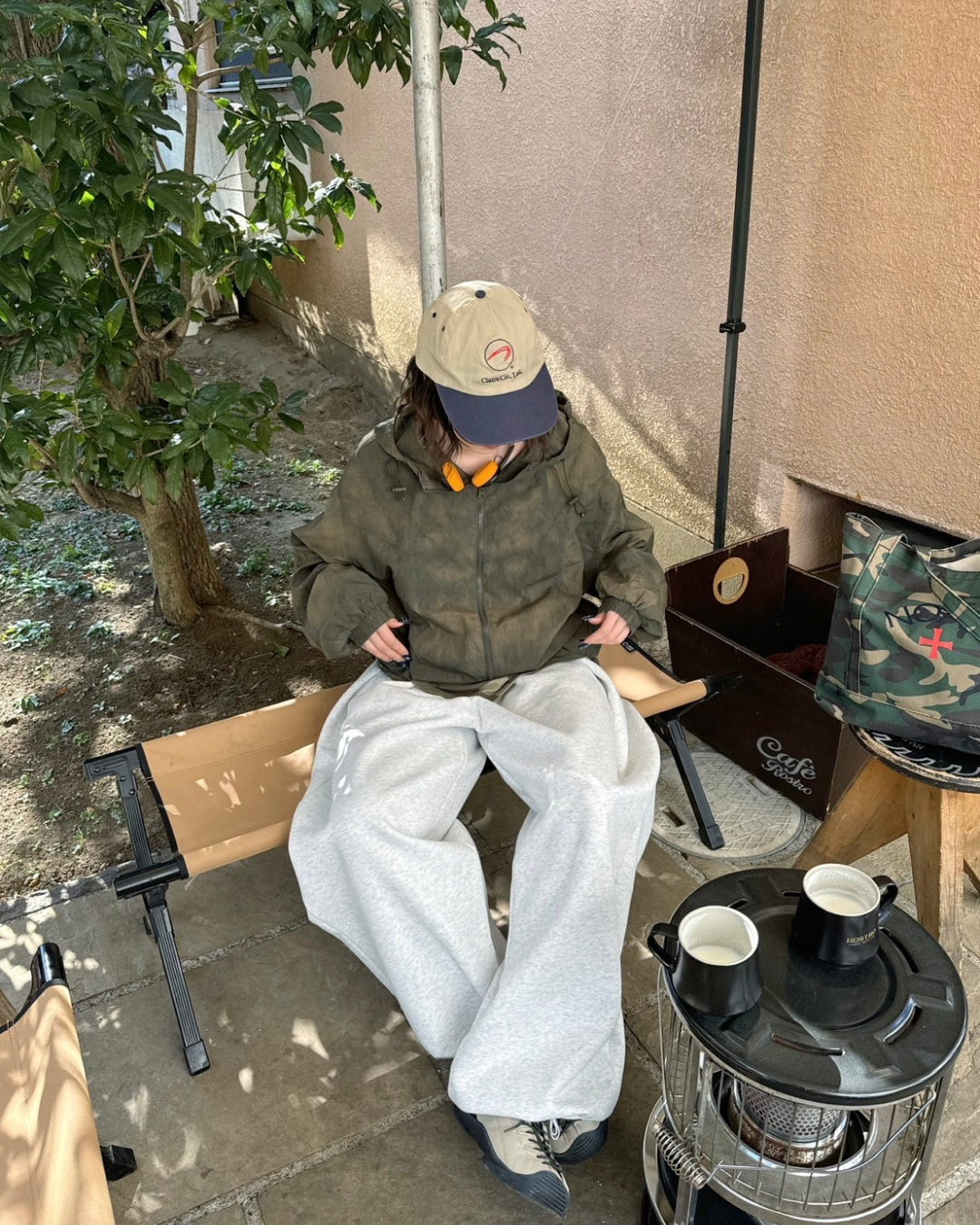 ウエストタックスウェットパンツ KM0008