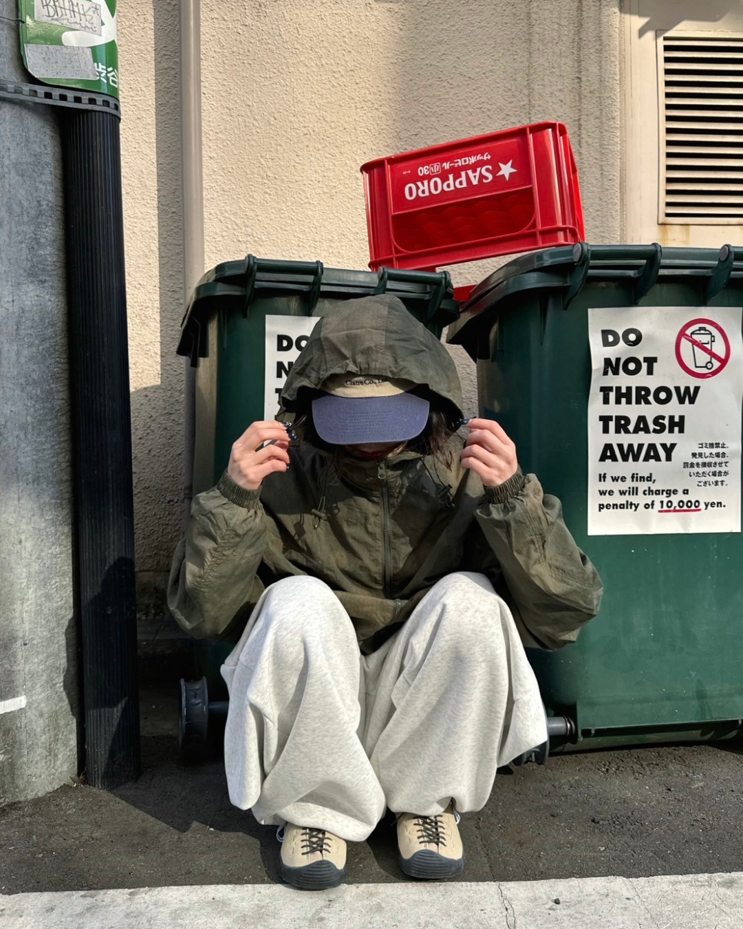 ウエストタックスウェットパンツ KM0008