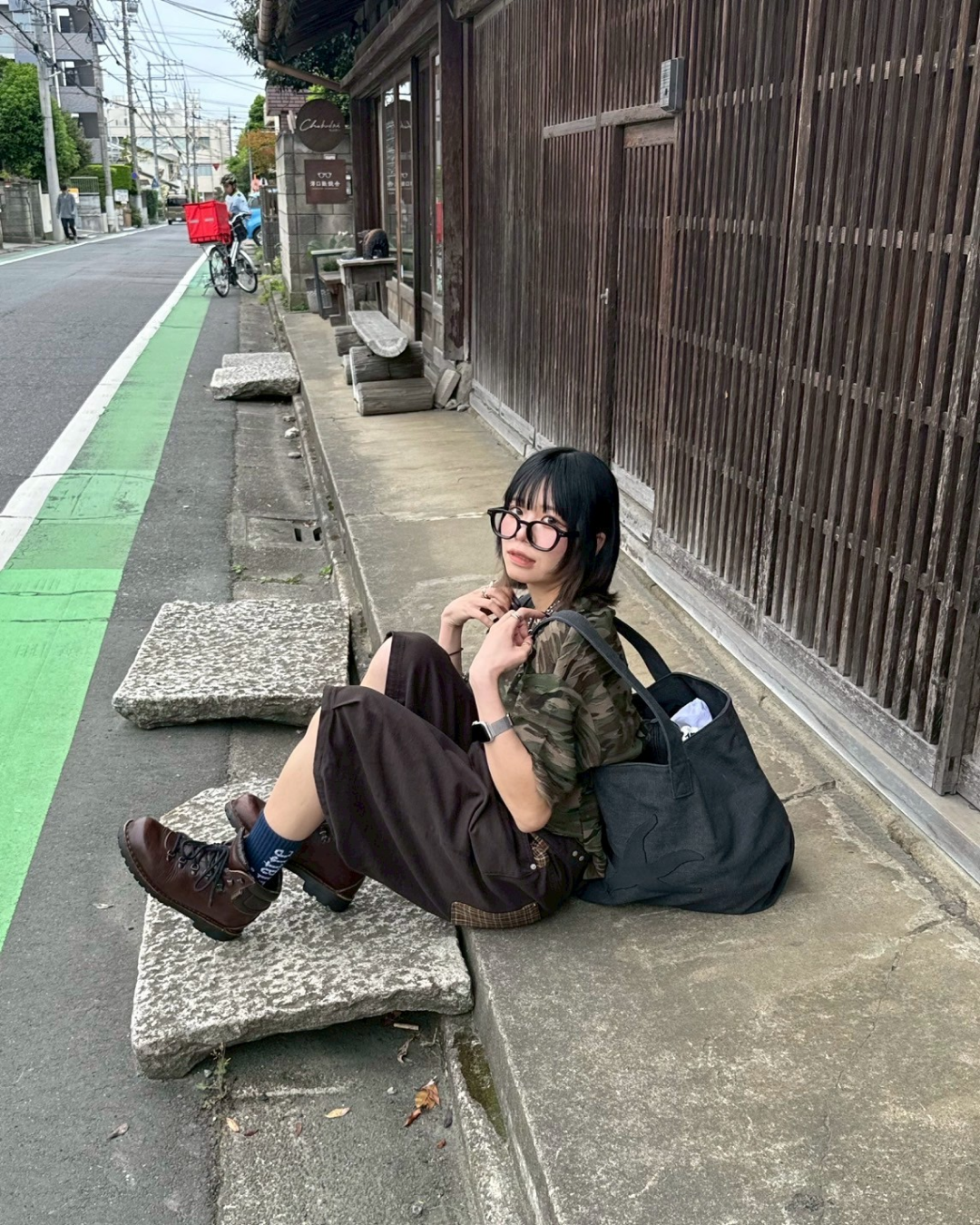 ダメージ迷彩Tシャツ KM1006