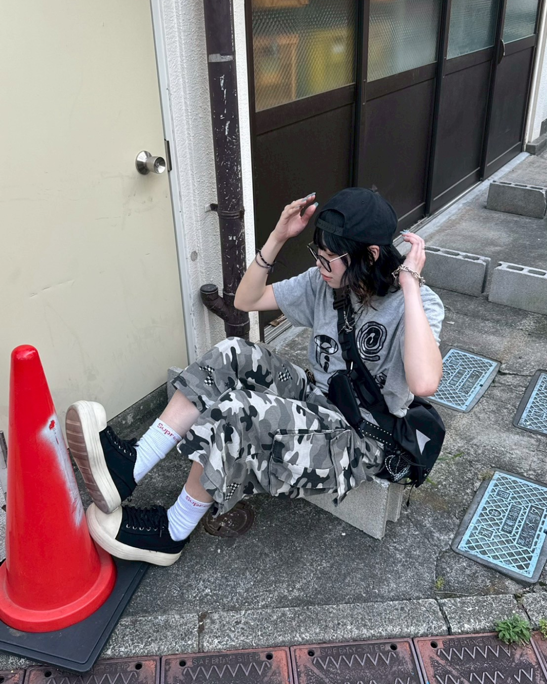 スター迷彩ハーフパンツ KM1118