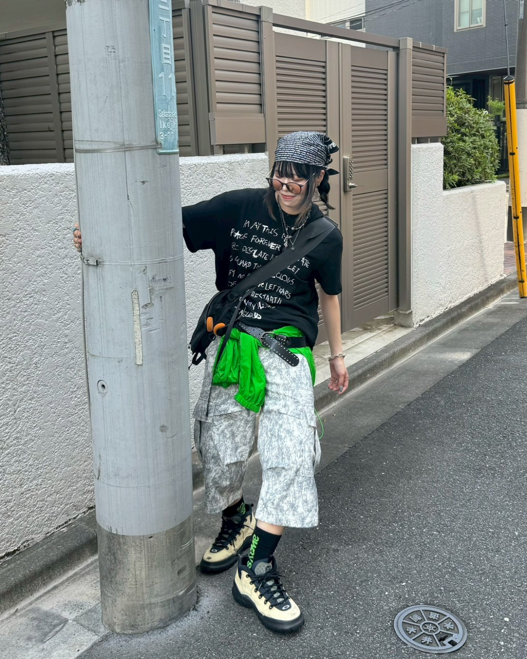 ウエストゴムカーゴハーフパンツ KM1128