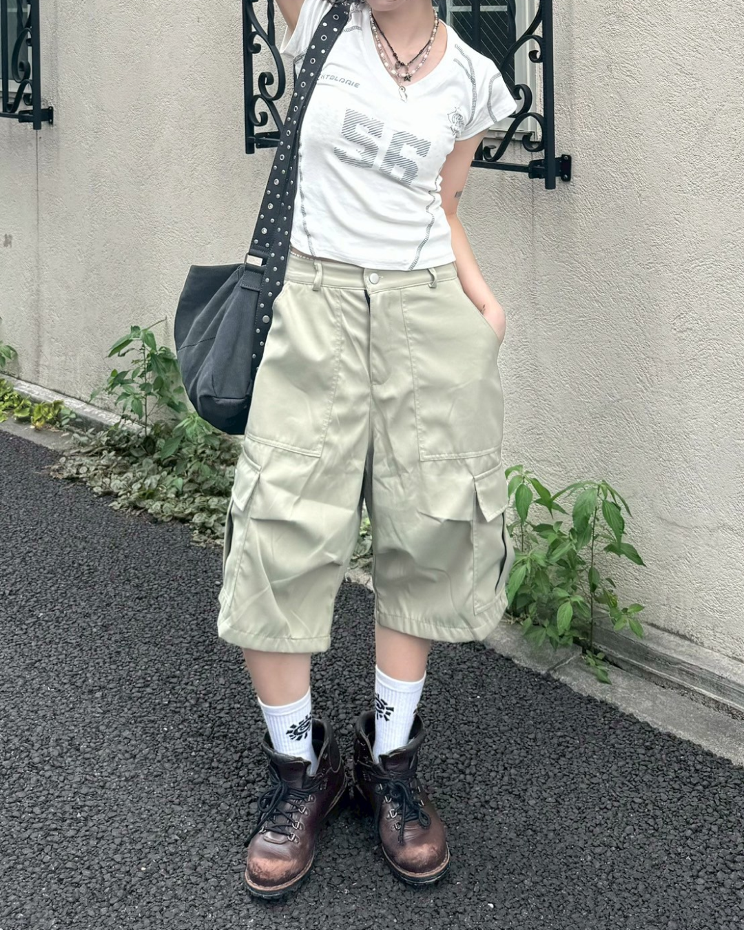 ハーフカーゴパンツ KM1137