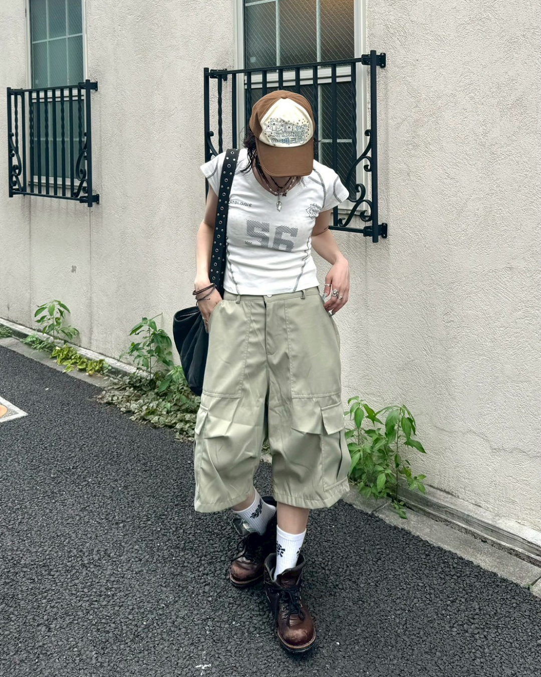 ハーフカーゴパンツ KM1137