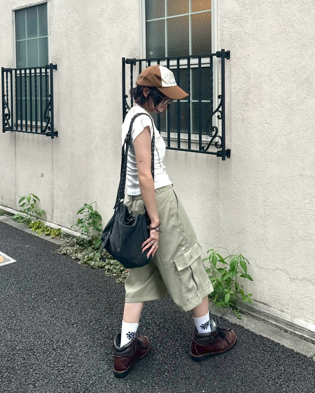 ハーフカーゴパンツ KM1137