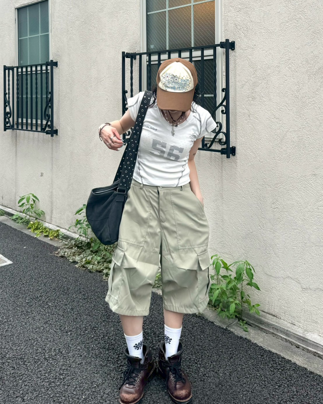 ハーフカーゴパンツ KM1137