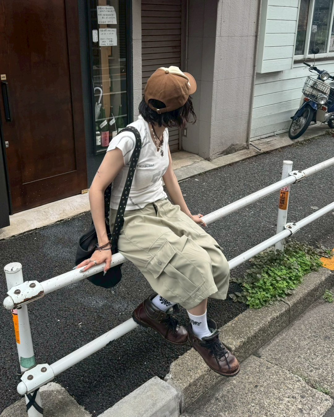 ハーフカーゴパンツ KM1137