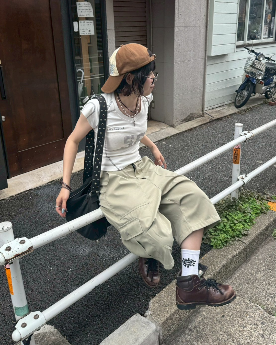 ハーフカーゴパンツ KM1137