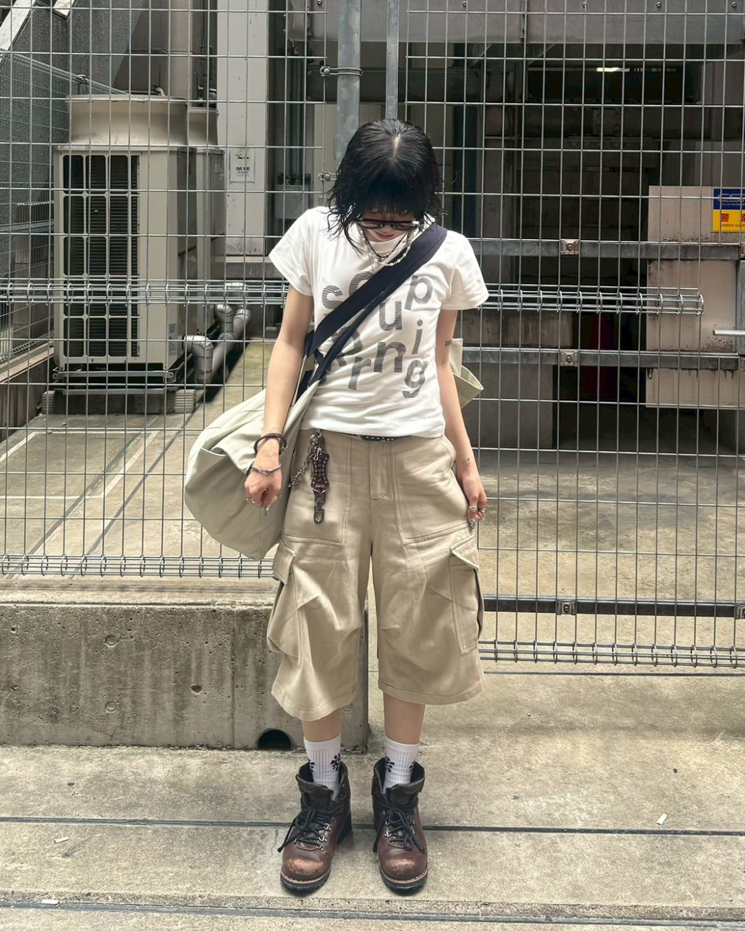プリントロゴTシャツ KM1153