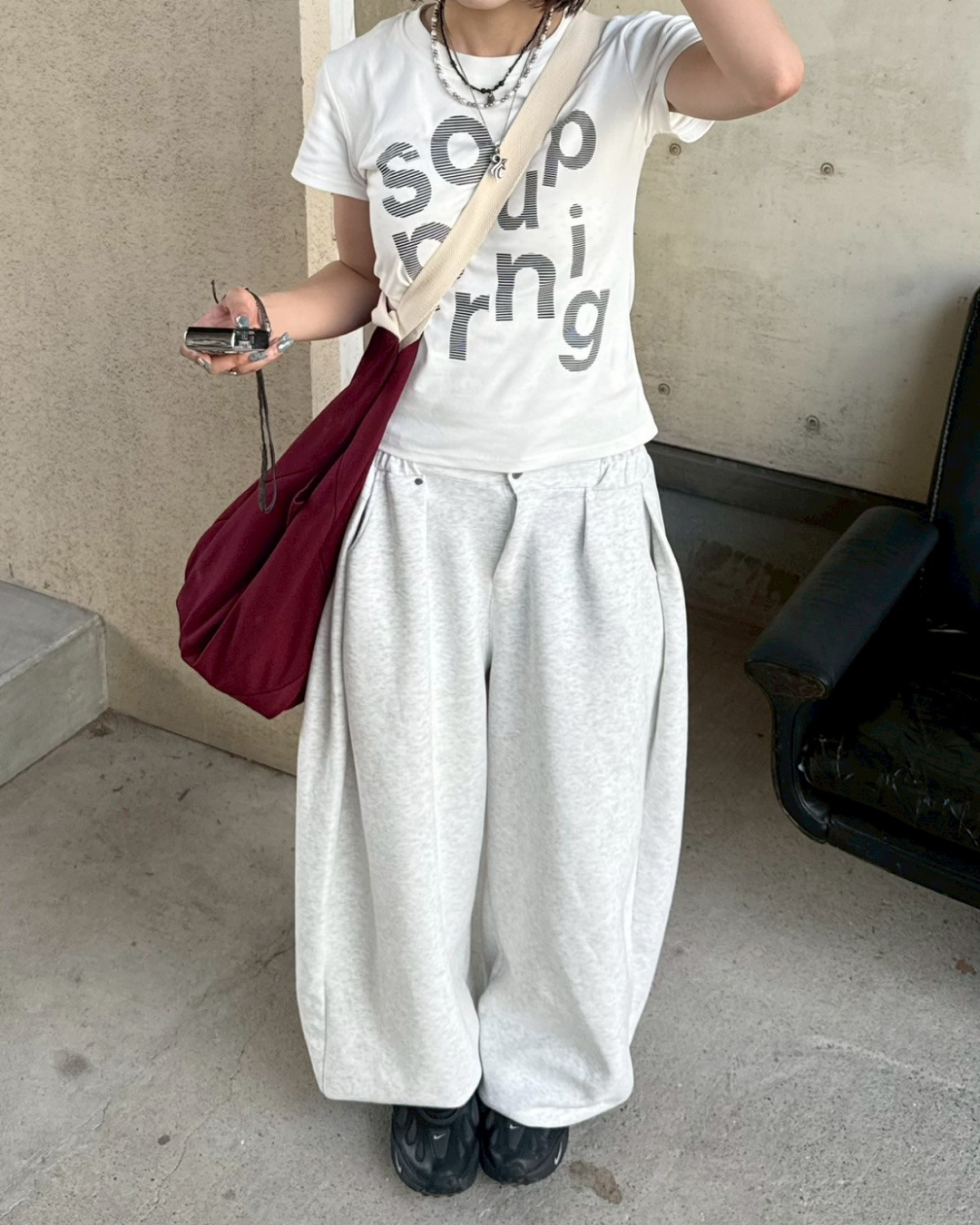 プリントロゴTシャツ KM1153