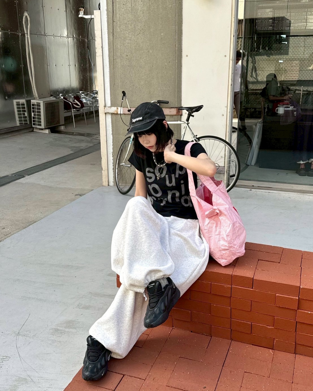 プリントロゴTシャツ KM1153