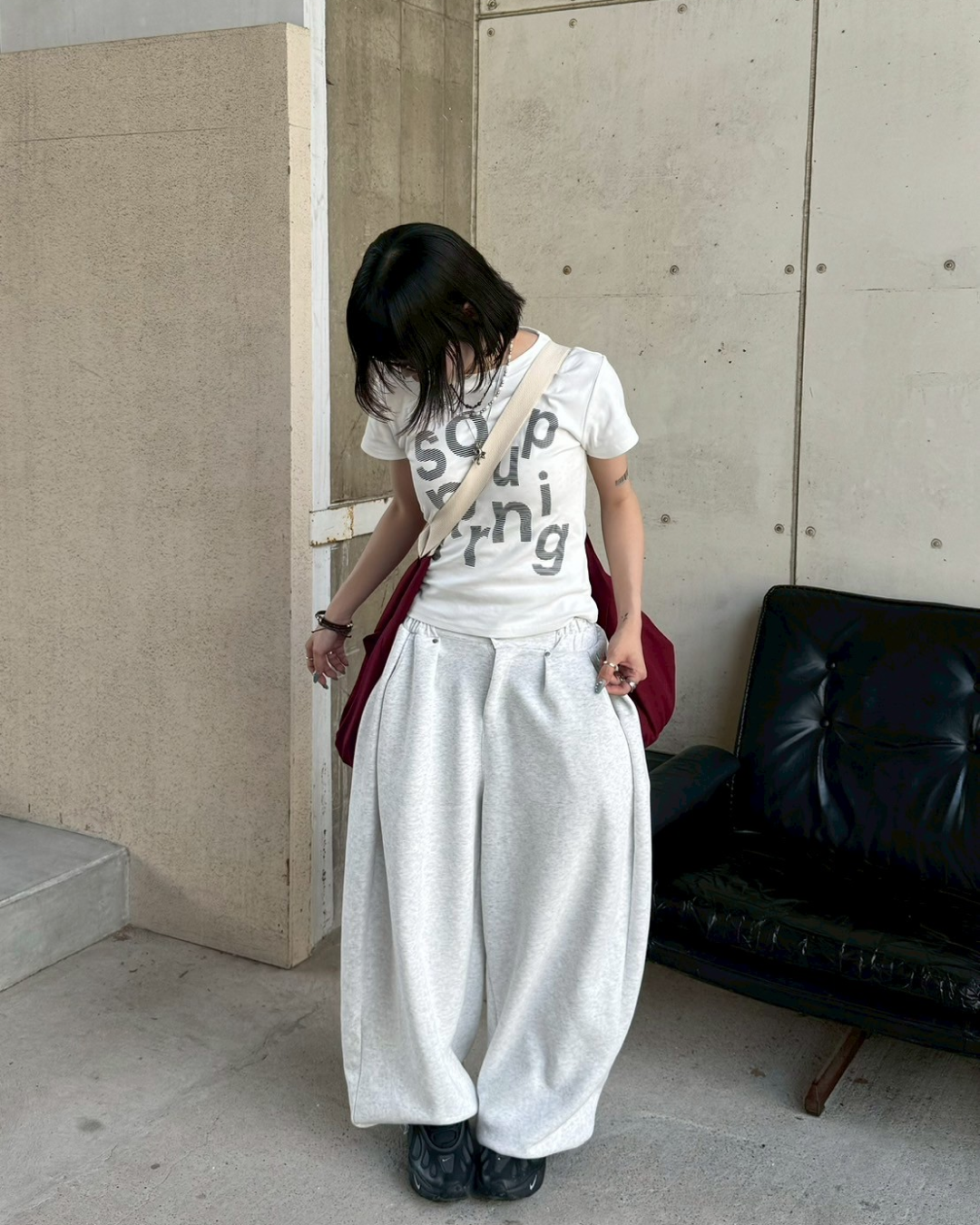 プリントロゴTシャツ KM1153